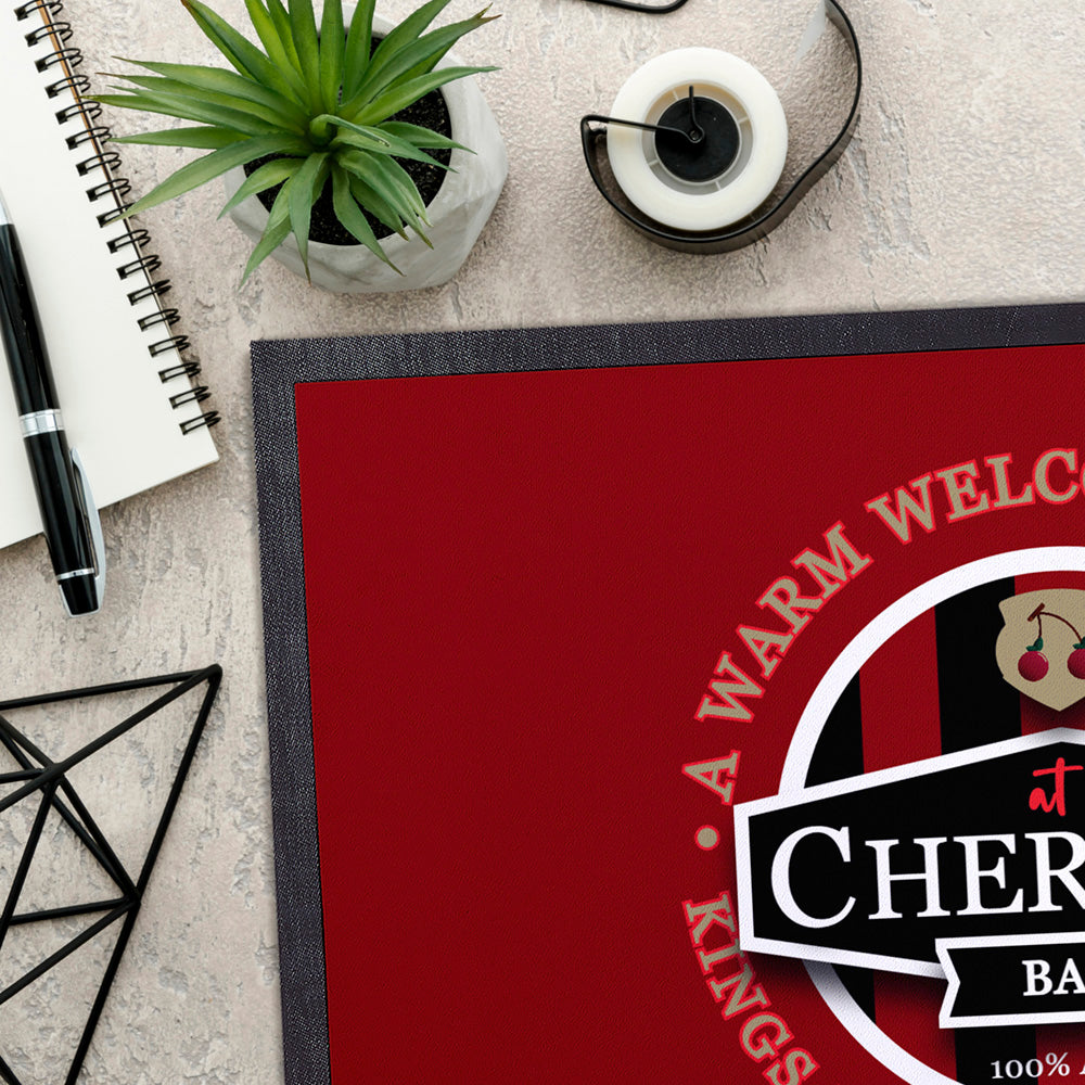 Bournemouth Cherries Bar  - Football Legends - Door Mat -60cm X 40cm