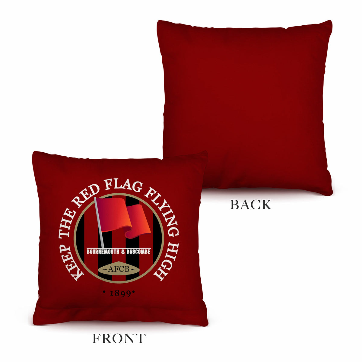 Bournemouth Red Flag - Football Legends - Cushion 10"