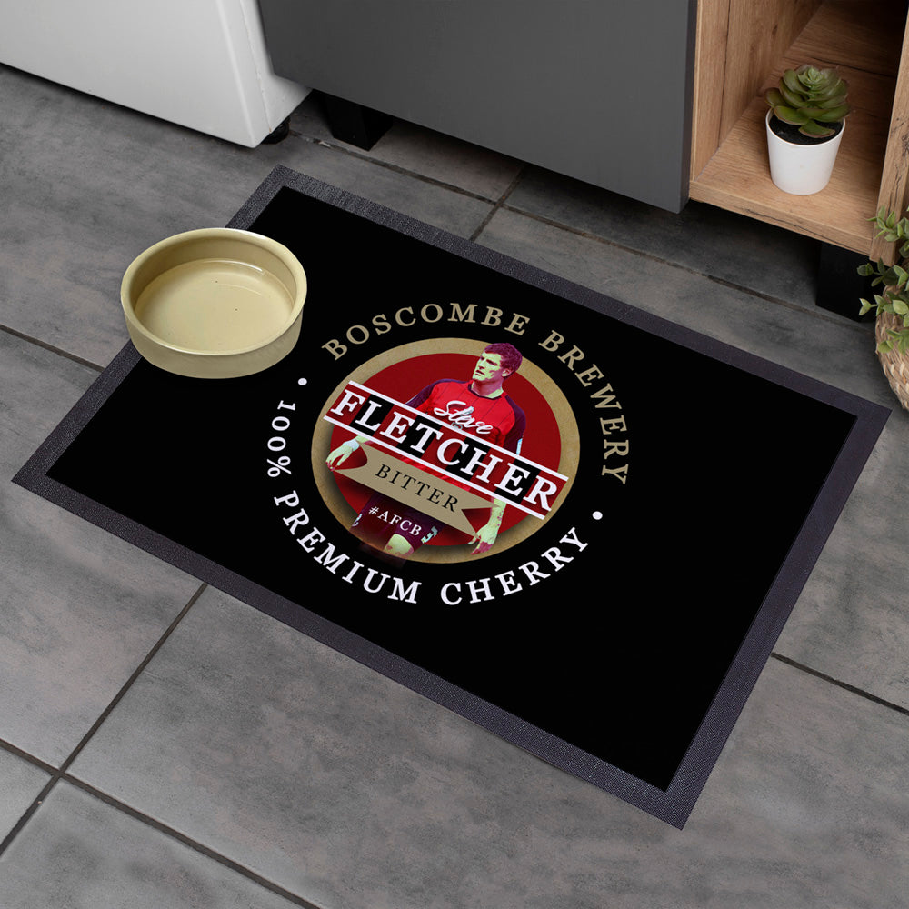 Bournemouth Steve Fletcher  - Football Legends - Door Mat -60cm X 40cm