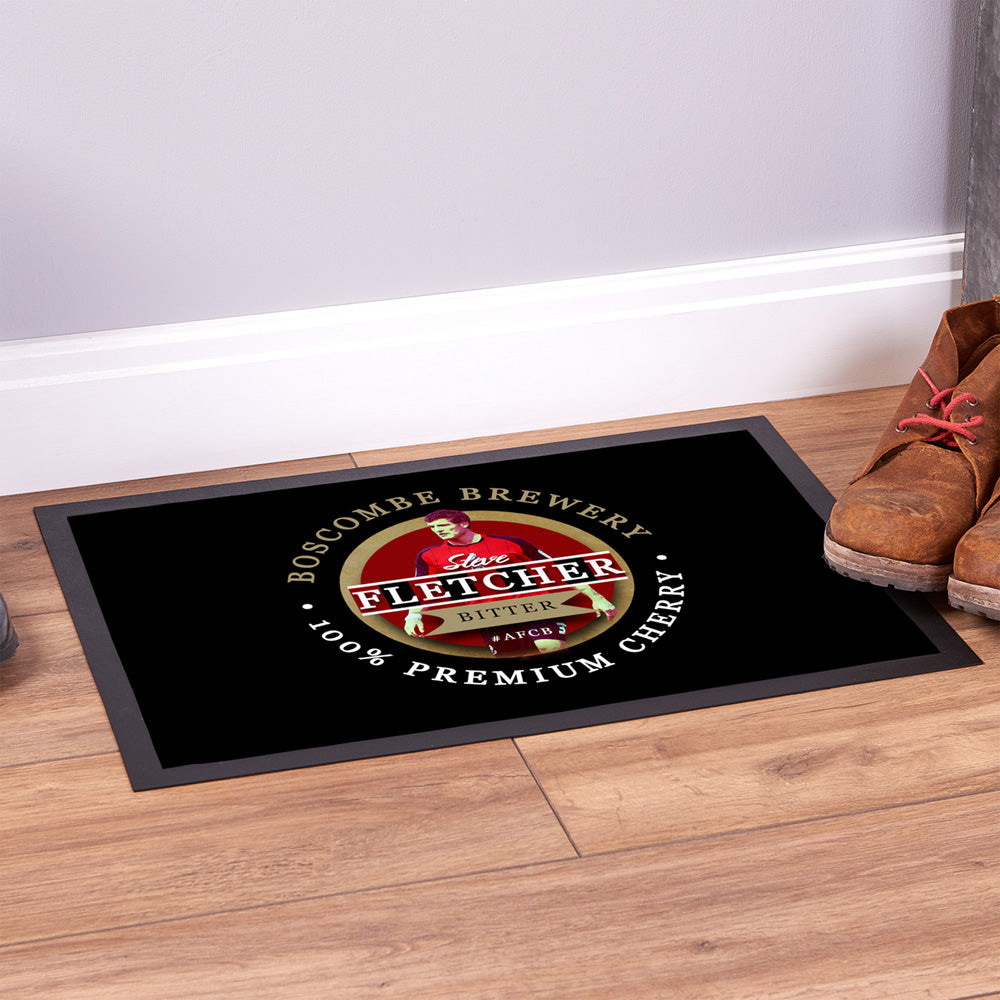 Bournemouth Steve Fletcher  - Football Legends - Door Mat -60cm X 40cm