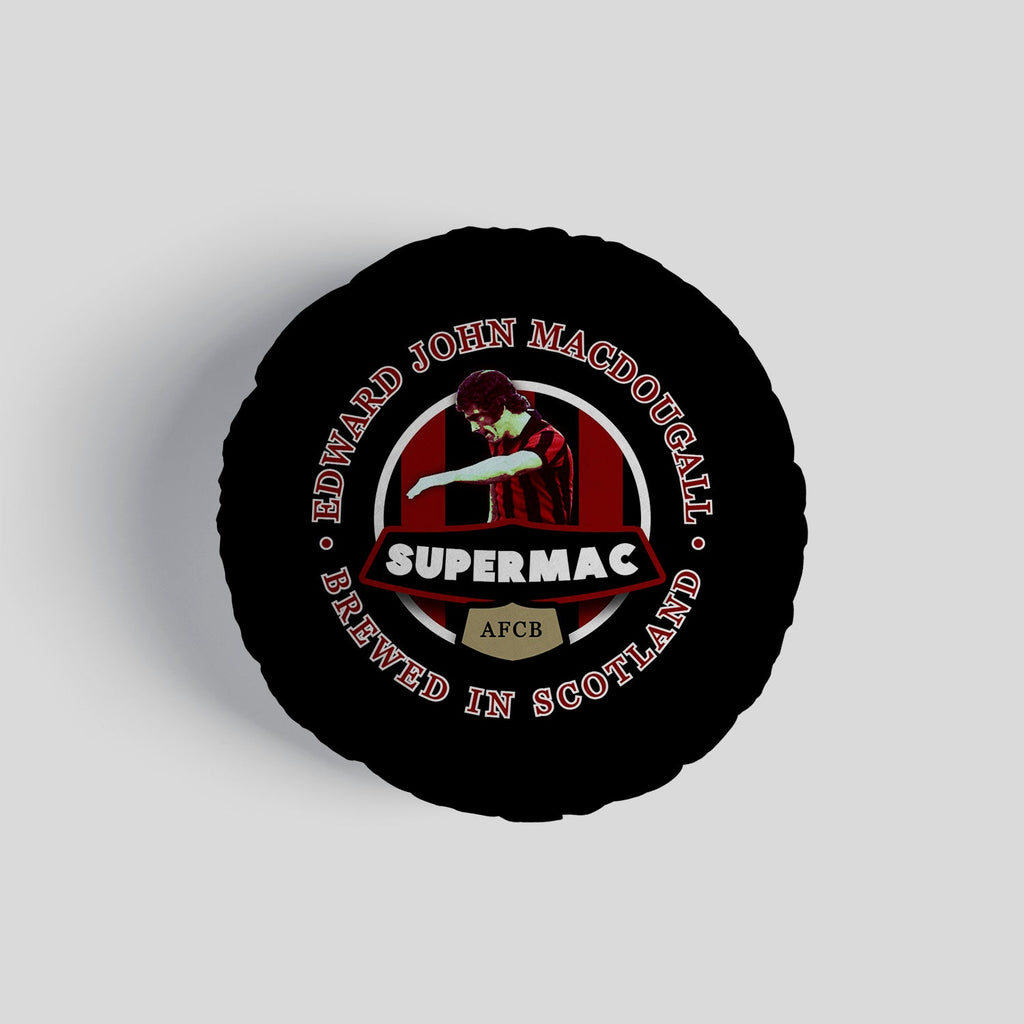 Bournemouth Ted MacDougall - Football Legends - Circle Cushion 14"