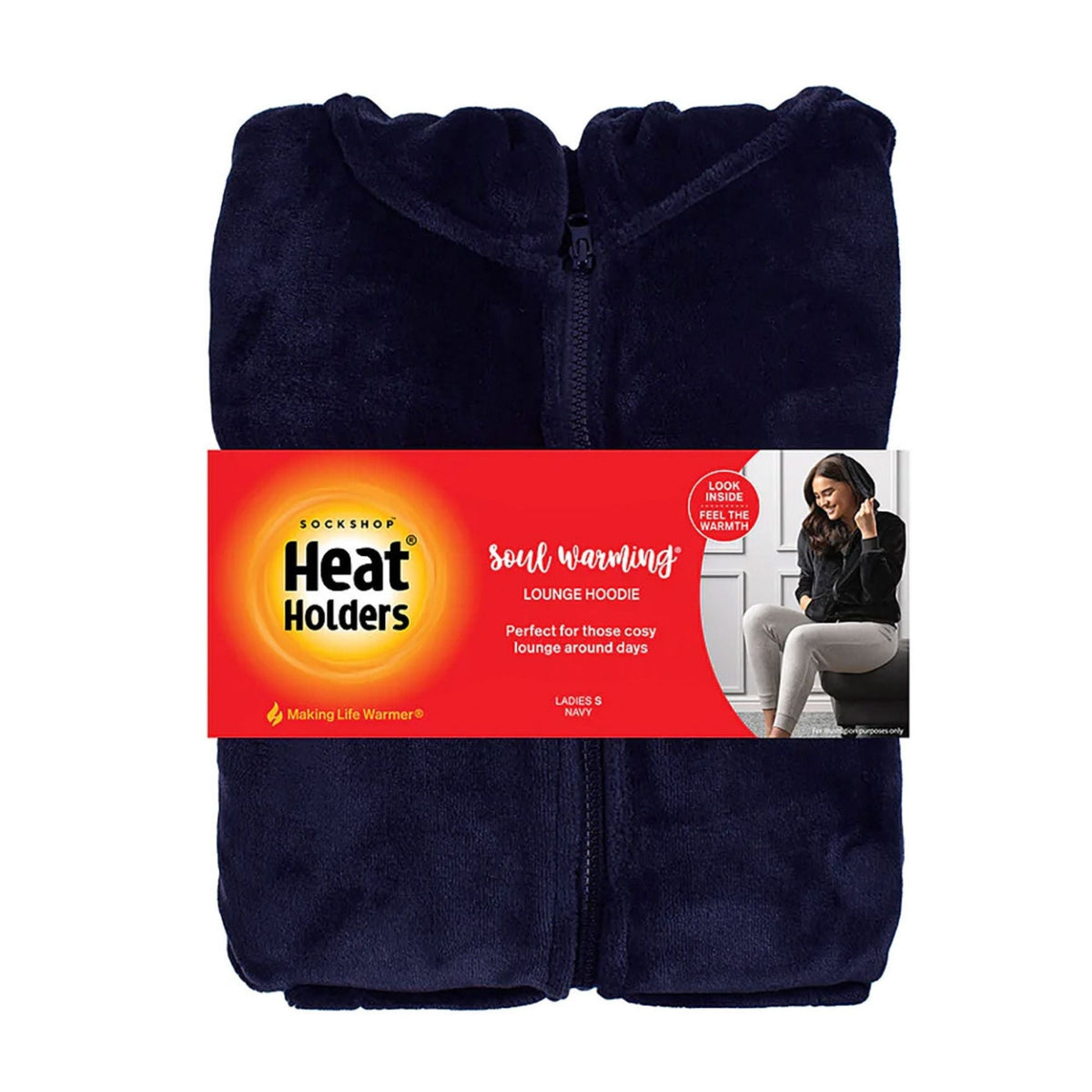 Heat Holders Men’s Zipped Fleece Jumper for Winter