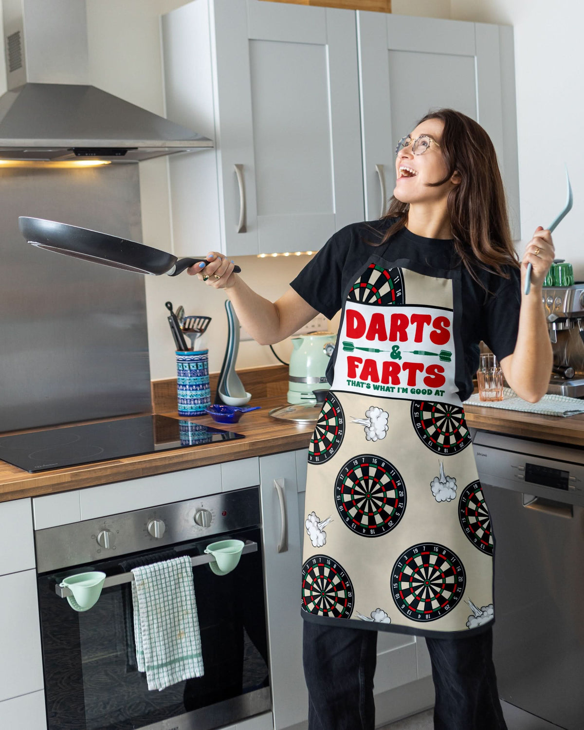 Darts & Farts -  Adult Apron