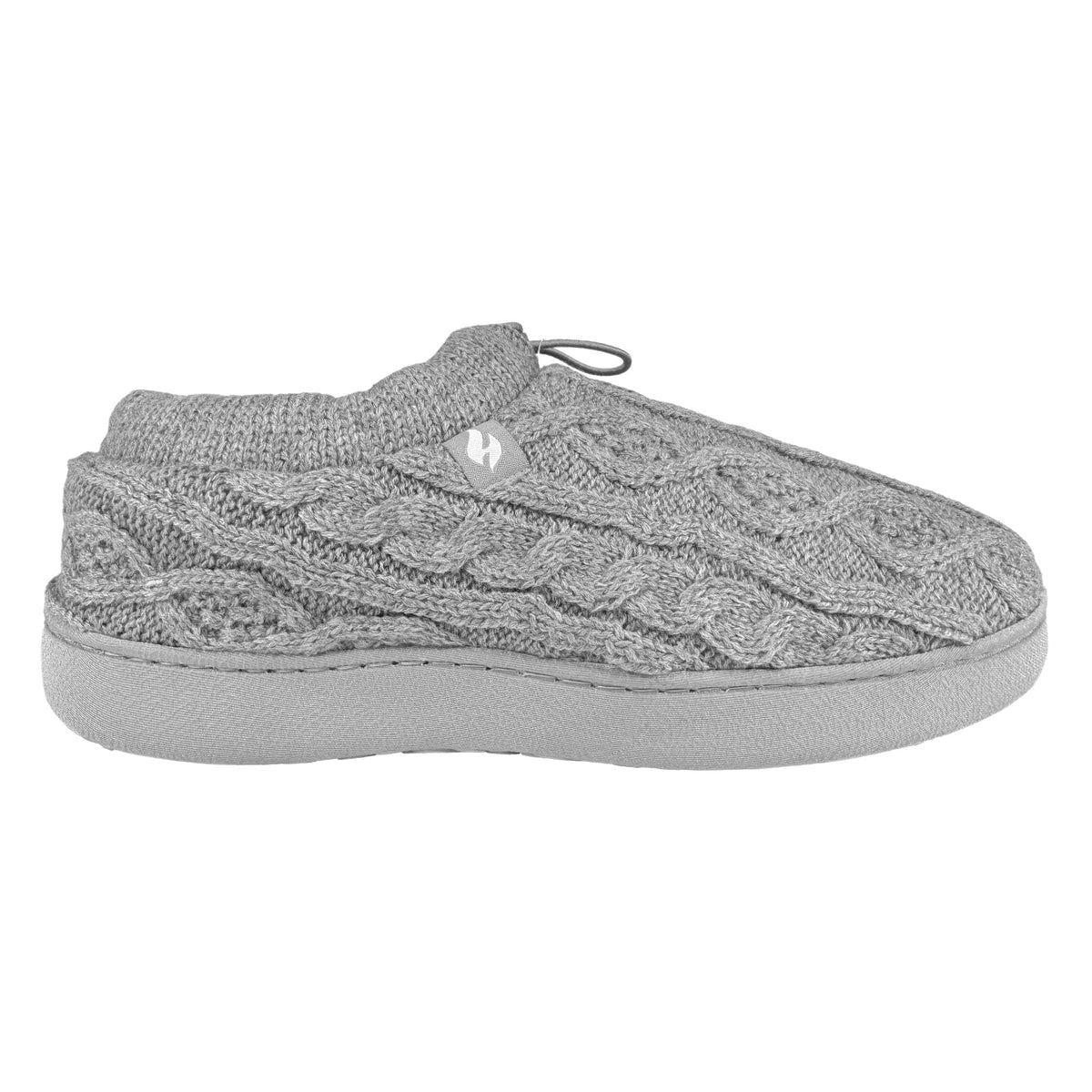 Ladies Knitted Drawstring Slippers for Winter