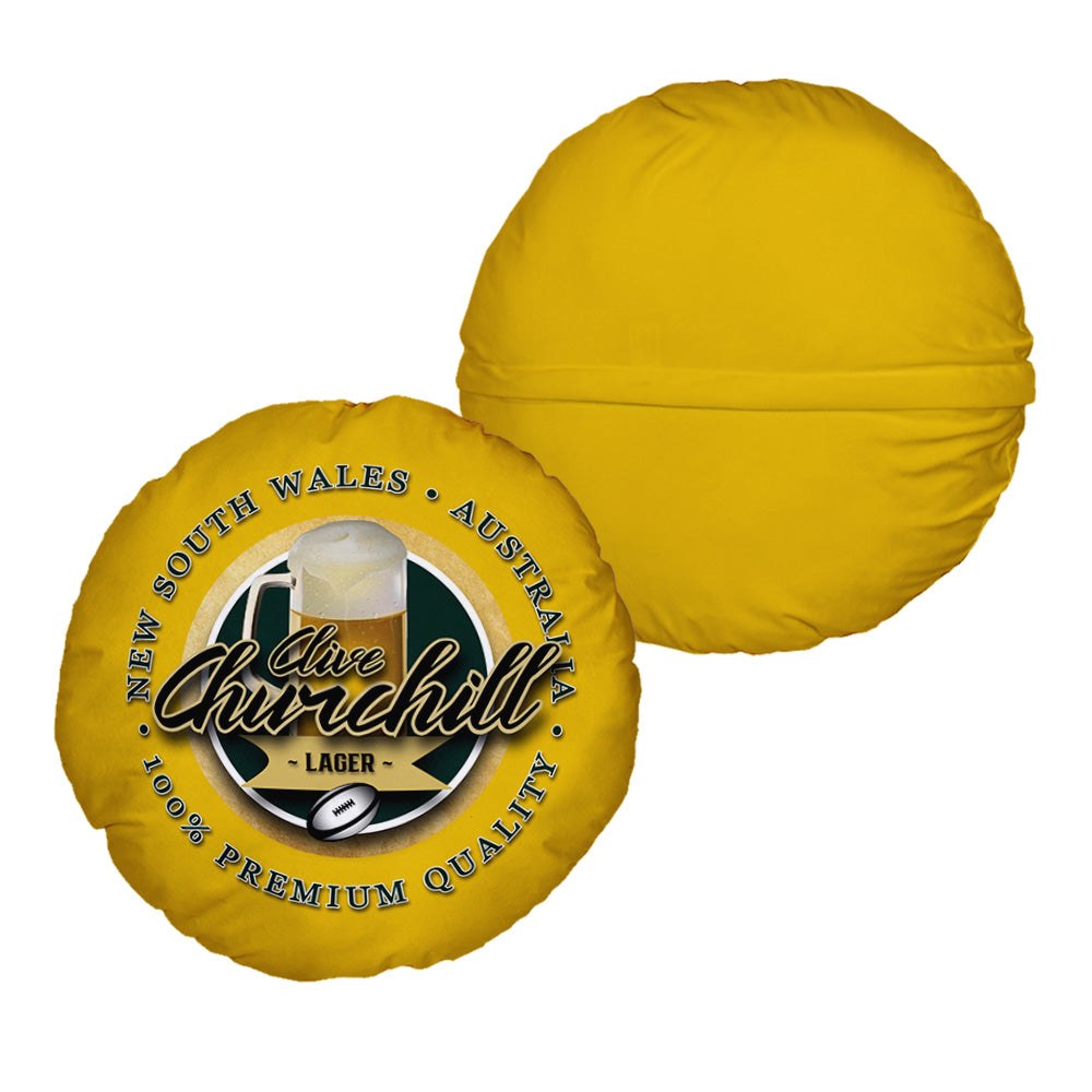 Australia Rugby League Churchill  - Legend Collection - Circle Cushion 14"