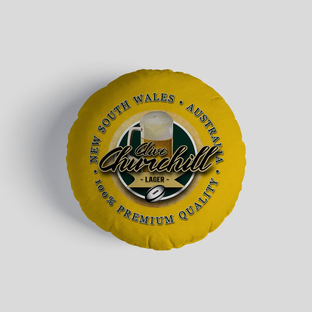 Australia Rugby League Churchill  - Legend Collection - Circle Cushion 14"