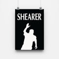 Alan Shearer Newcastle Legend Print