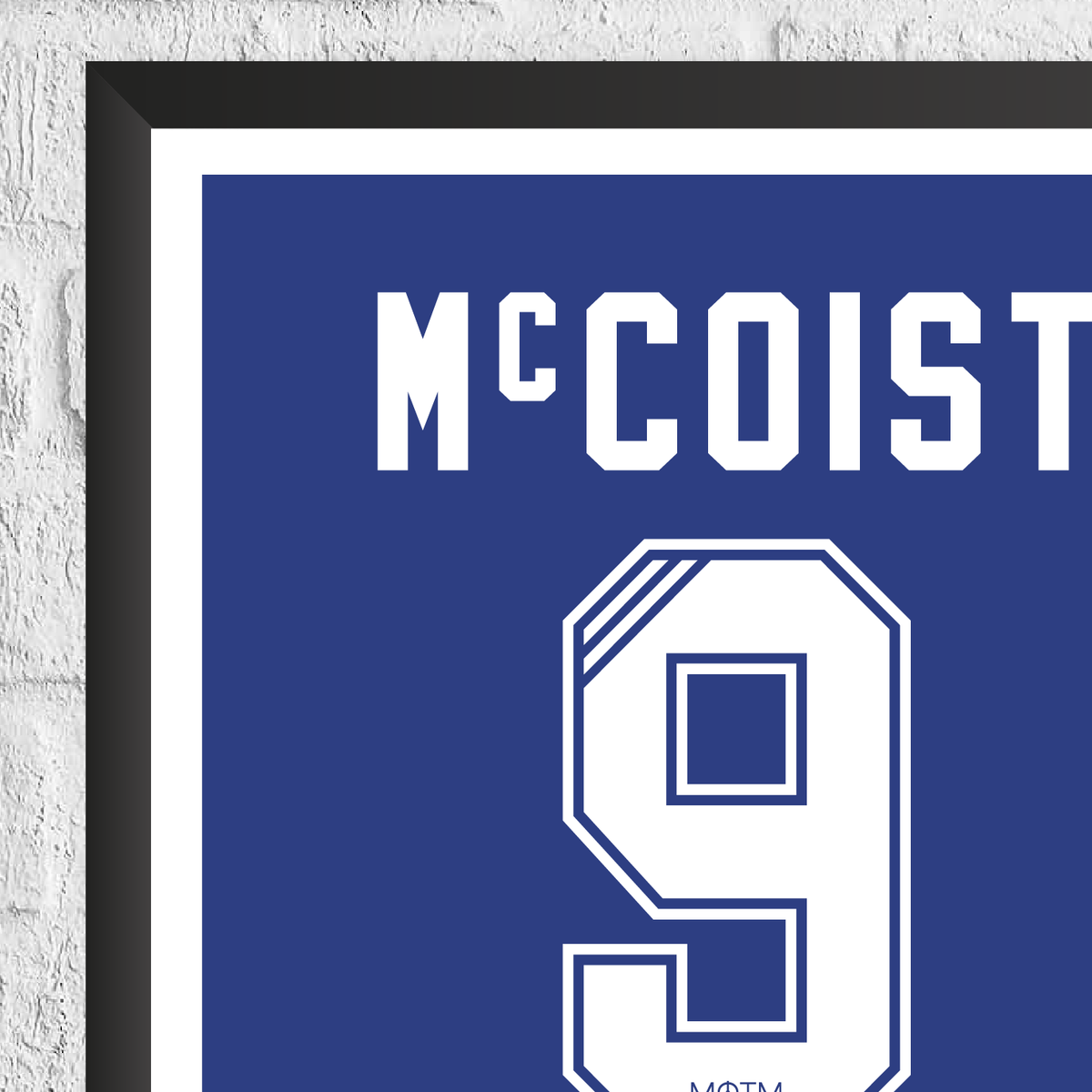 Ally McCoist Legend Stats Print