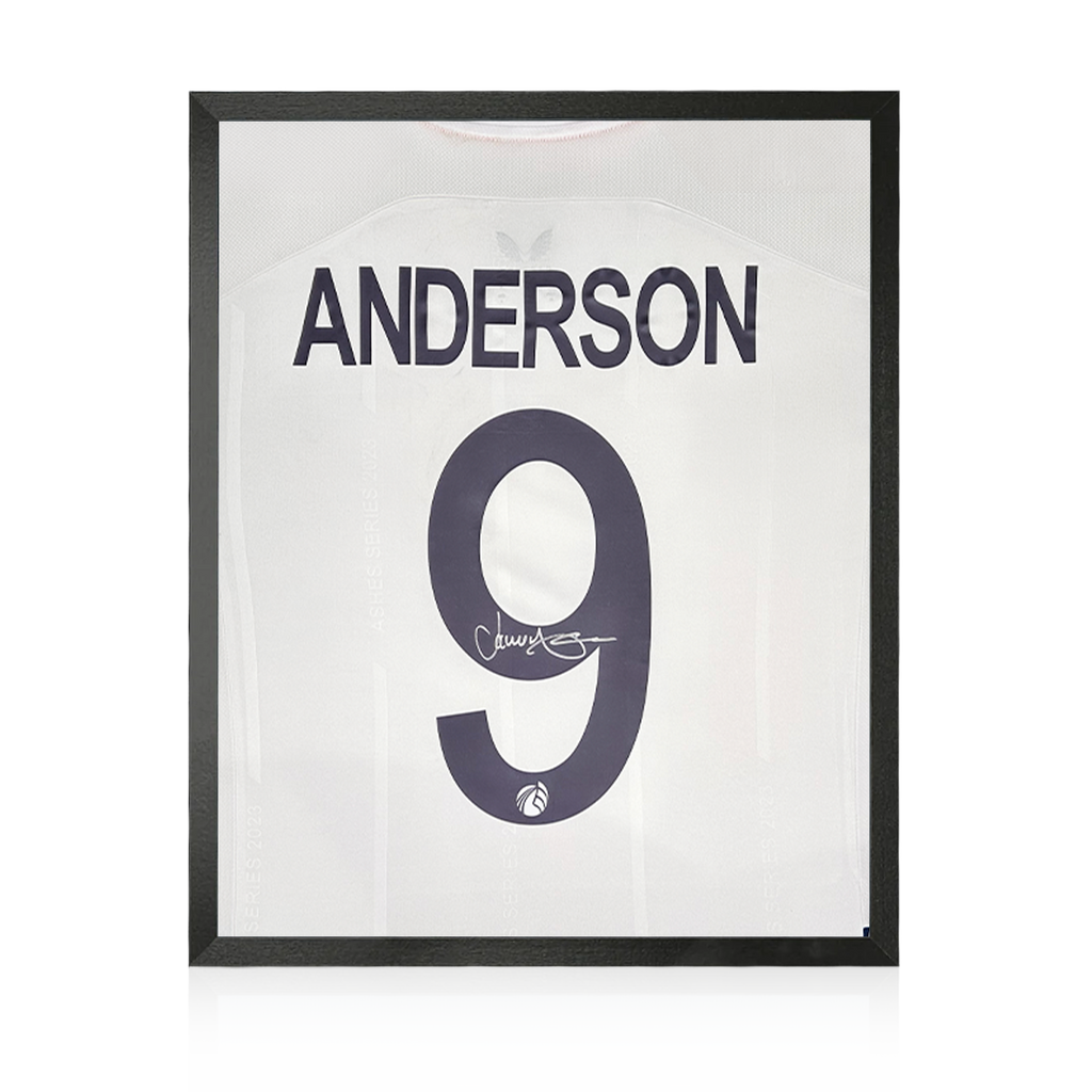 Weekly Auction: James Anderson Signed England Test Shirt Compact Display