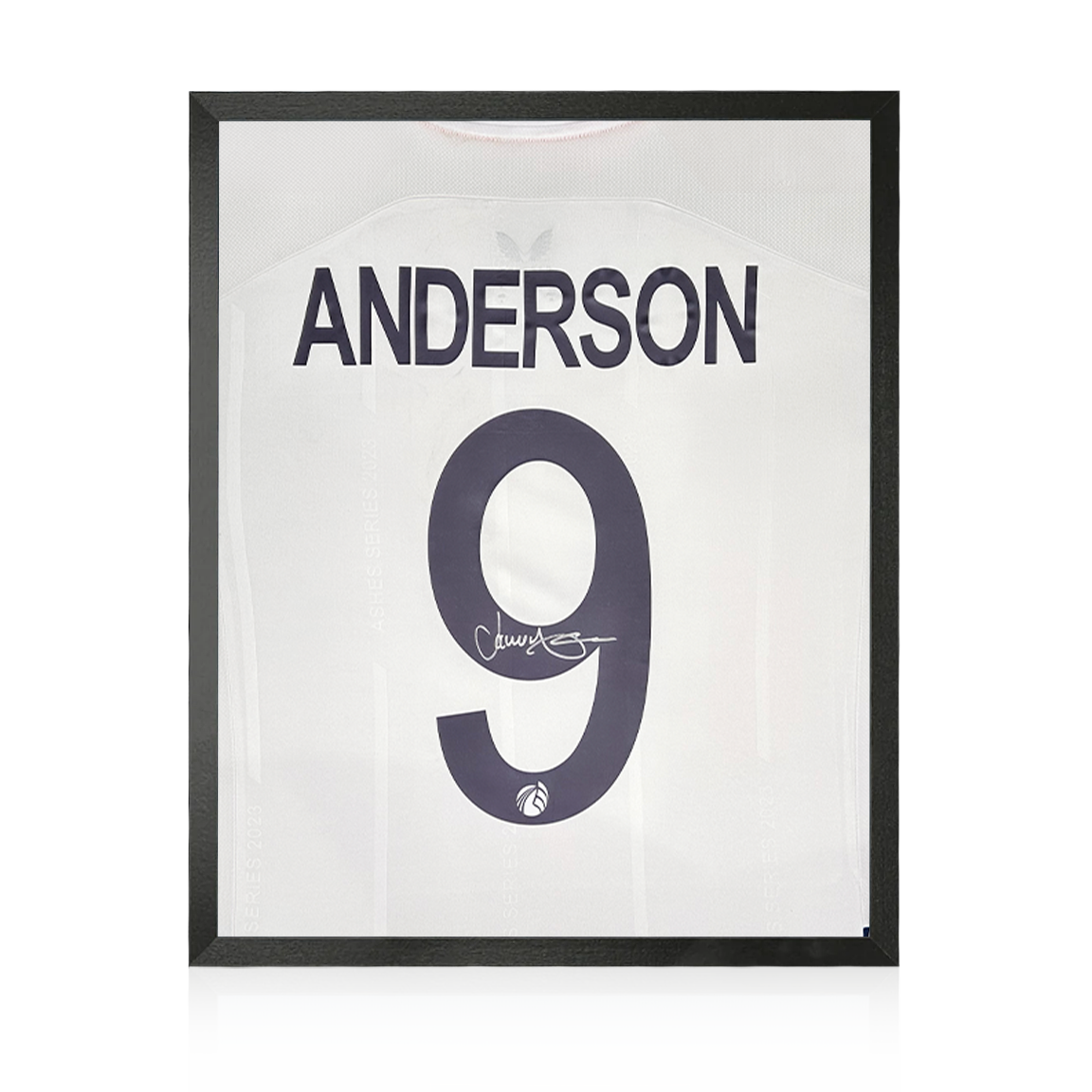 Weekly Auction: James Anderson Signed England Test Shirt Compact Display