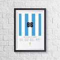 Argentina 1986 World Cup Squad Print