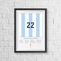 Argentina 2022 World Cup Squad Print