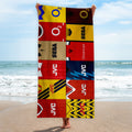The Gooners - Kit Montage - Beach Towel - 150cm x 75cm