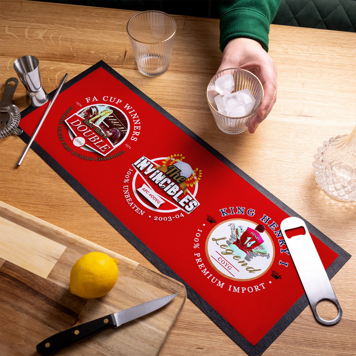The Gooners - Football Legends - Bar Runner