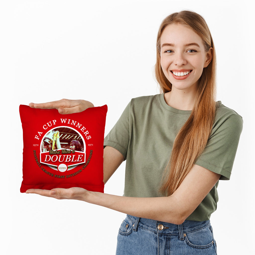 The Gooners Double - Football Legends - Cushion 10"