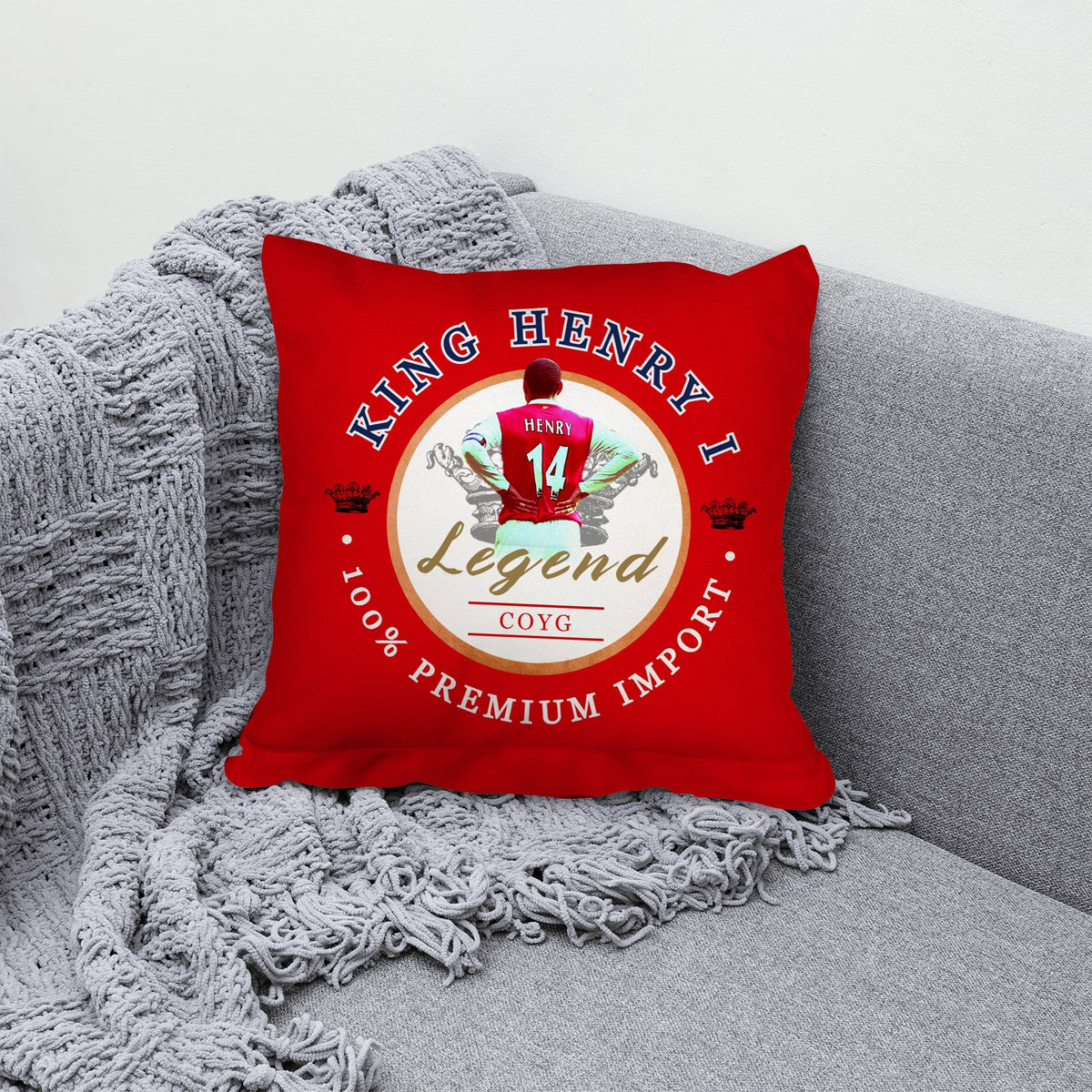 The Gooners Henry - Football Legends - Cushion 10"