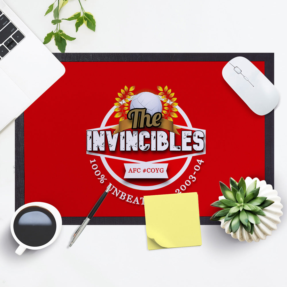 The Gooners Invincible  - Football Legends - Door Mat -60cm X 40cm