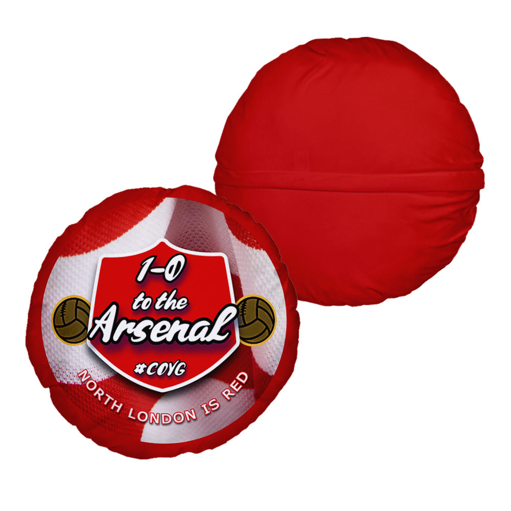 The Gooners One Nil - Football Legends - Circle Cushion 14"