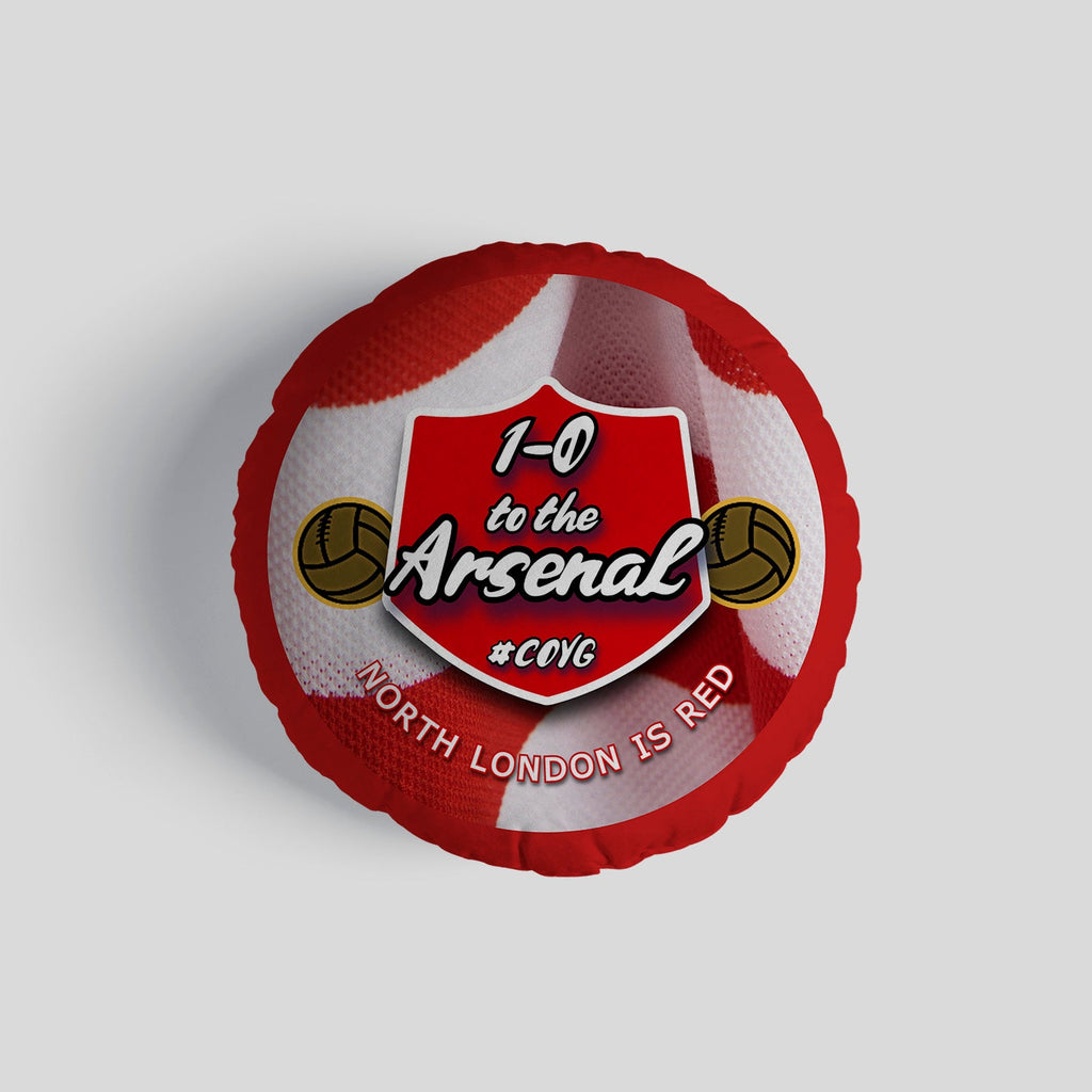 The Gooners One Nil - Football Legends - Circle Cushion 14"