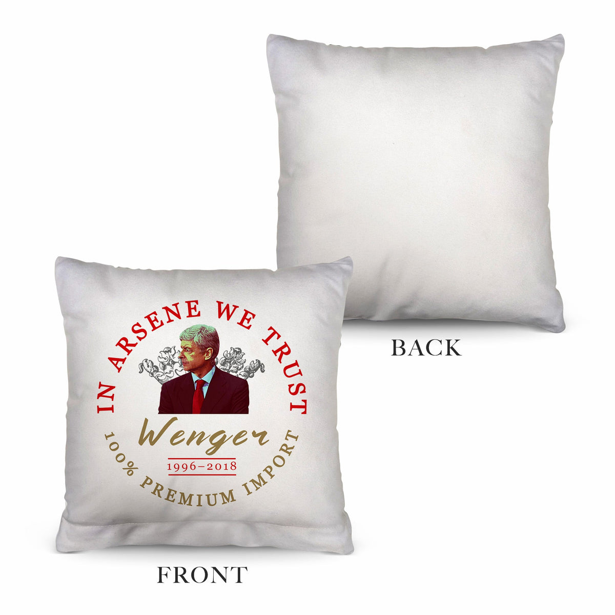 The Gooners Wenger - Football Legends - Cushion 10"