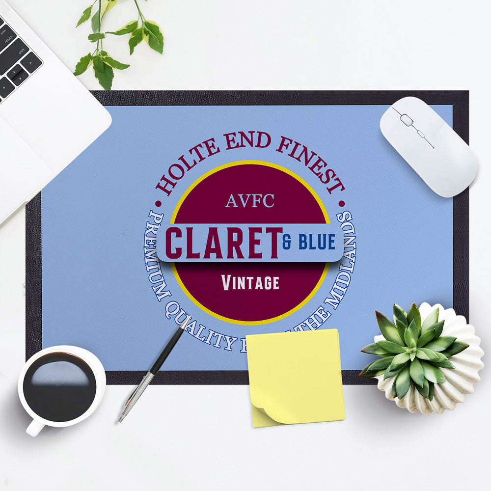 Holte Enders Claret and Blue  - Football Legends - Door Mat -60cm X 40cm