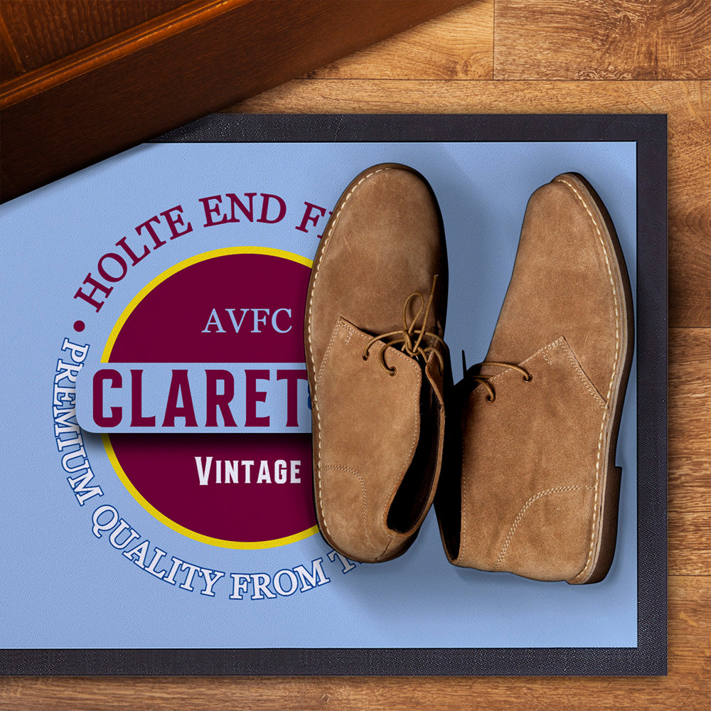 Holte Enders Claret and Blue  - Football Legends - Door Mat -60cm X 40cm