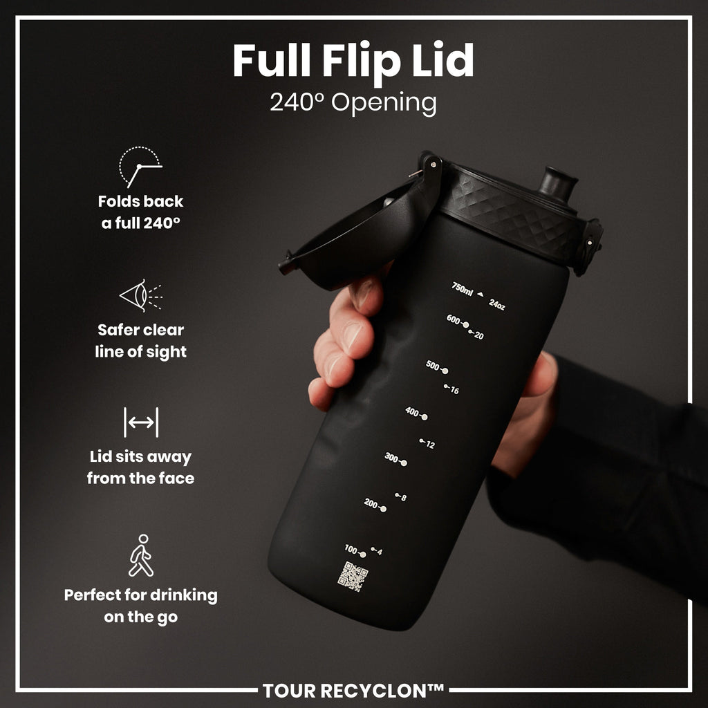 Bottle, Recyclon, Black, 750ml