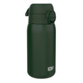 Leak Proof Kids Water Bottle, Stainless Steel, Dark Green, 400ml (13oz)
