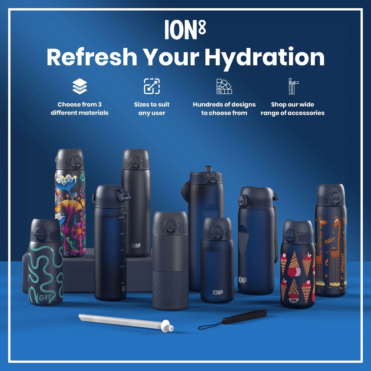 Insulated Steel, Travel Mug, Ash Navy, 360ml