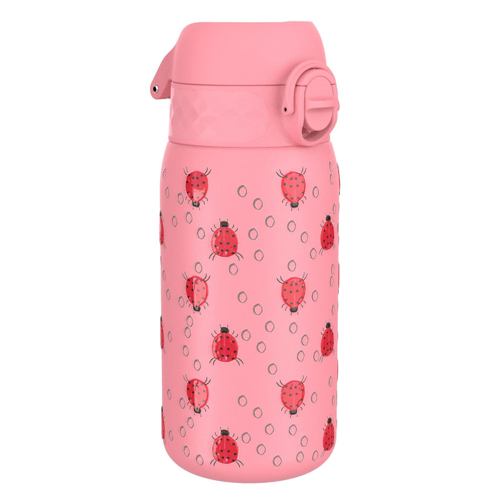 Leak Proof Thermal Steel Water Bottle, Insulated, Ladybugs, 320ml (11oz)