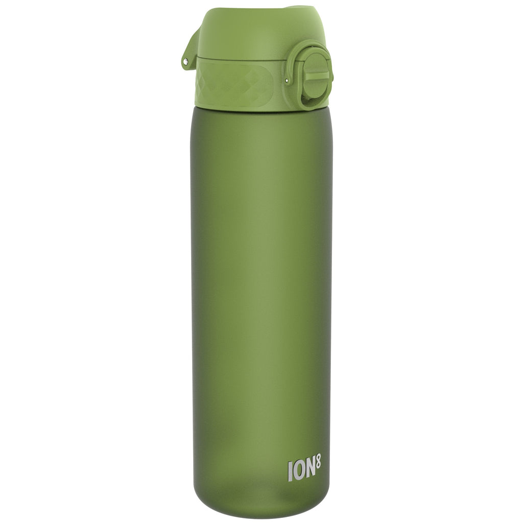Leak Proof Slim Water Bottle, Recyclon, Khaki Green, 500ml (18oz)