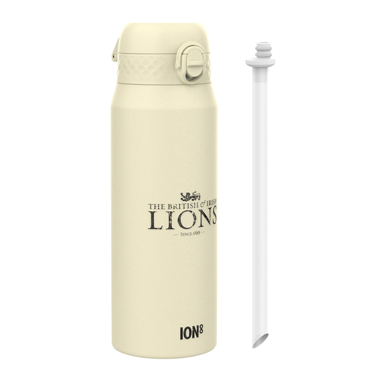 Lions X ION8 Insulated Steel Water Bottle, British & Irish Lions, Crest, 750ml (24oz)