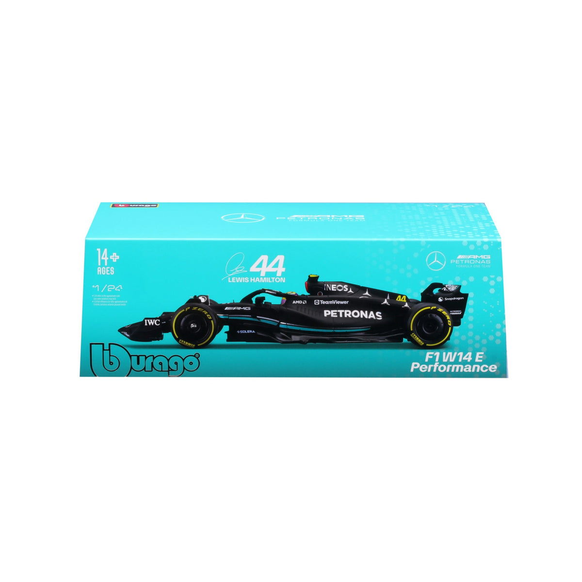 1:24 F1 MB W14 2023 With Helmet Lewis Hamilton