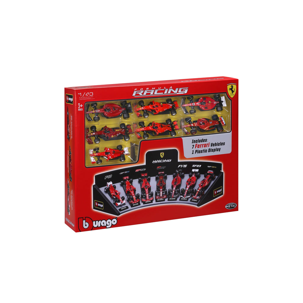 1:43 F1 Ferrari Deluxe Gift Set With Display Stand