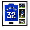 Jarrad Branthwaite Signed Everton Shirt Elite Frame #2