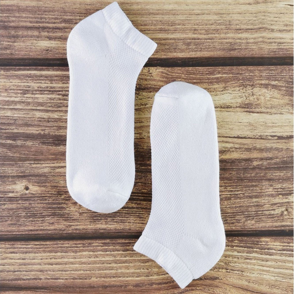 6 Pack Boys Breathable Soft Bamboo Trainer Socks Ideal for PE