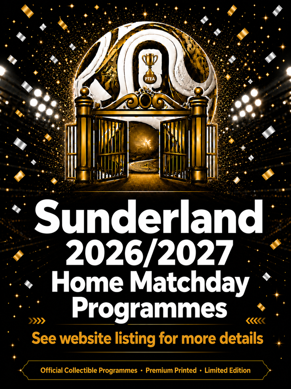 Sunderland 2026/2027 Official Home Matchday Programmes