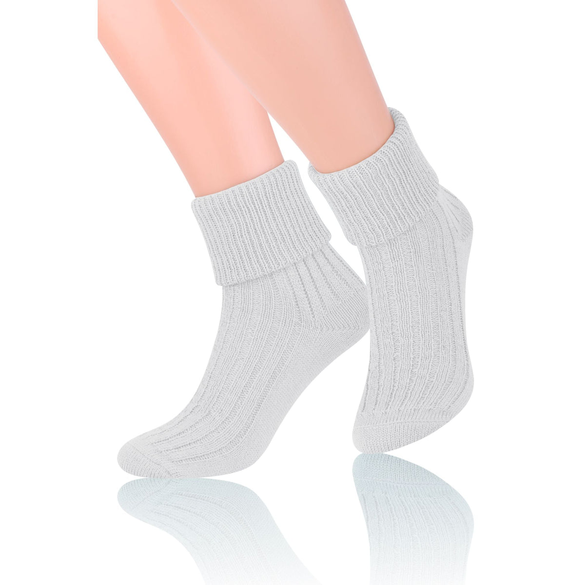 3 Pack Ladies Cosy Wool Bed Socks (2 Sizes)