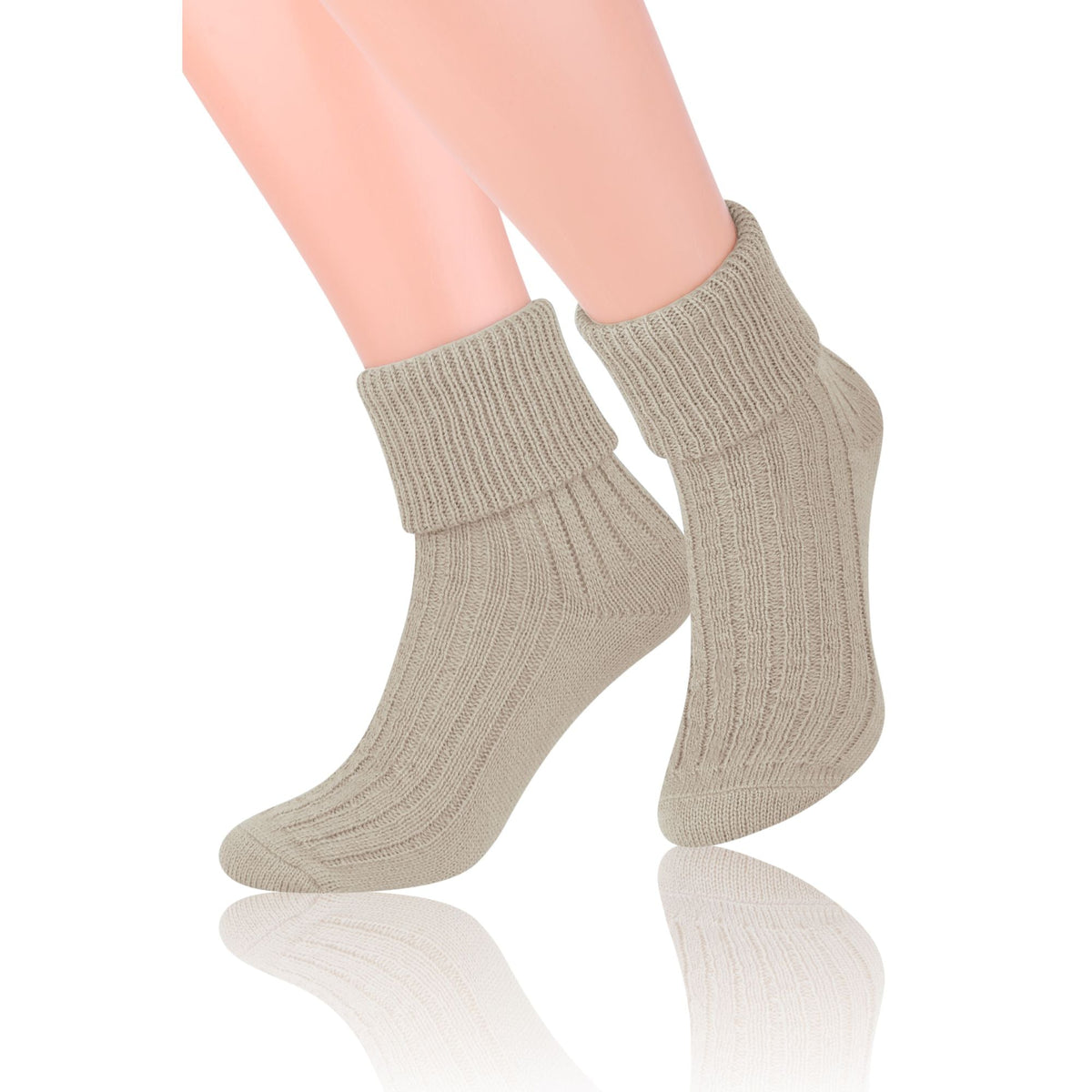 Ladies Wool Bed Socks Luxurious Super Soft Cosy Lounge Sleep Socks