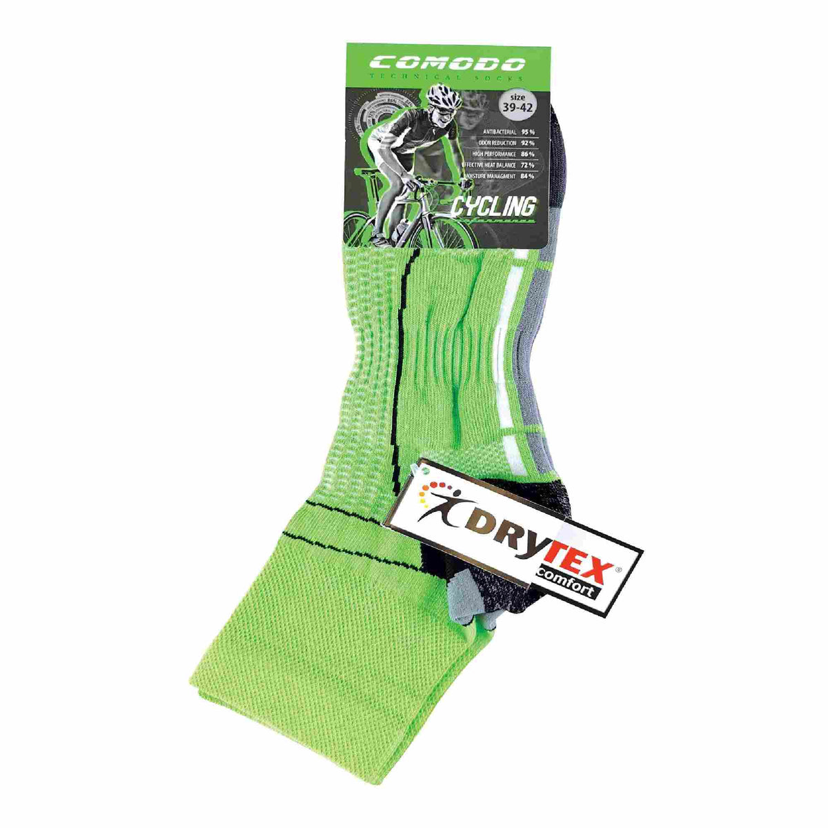 1 Pack High Vis Neon Low Cut Cycling Socks