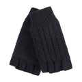 Ladies Cable Knitted Winter Thermal Fingerless Gloves