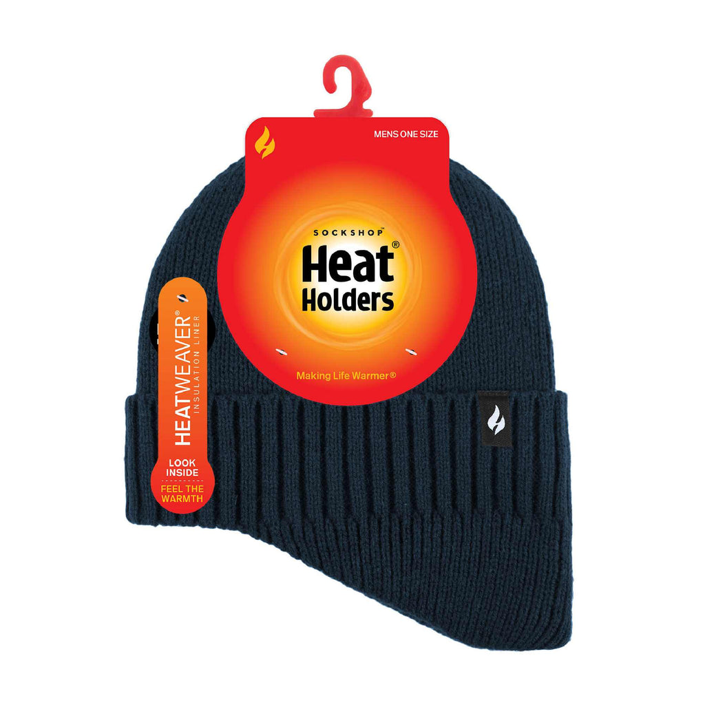 Mens Knitted Thermal Winter Warm Expedition Hat with Drop Neck