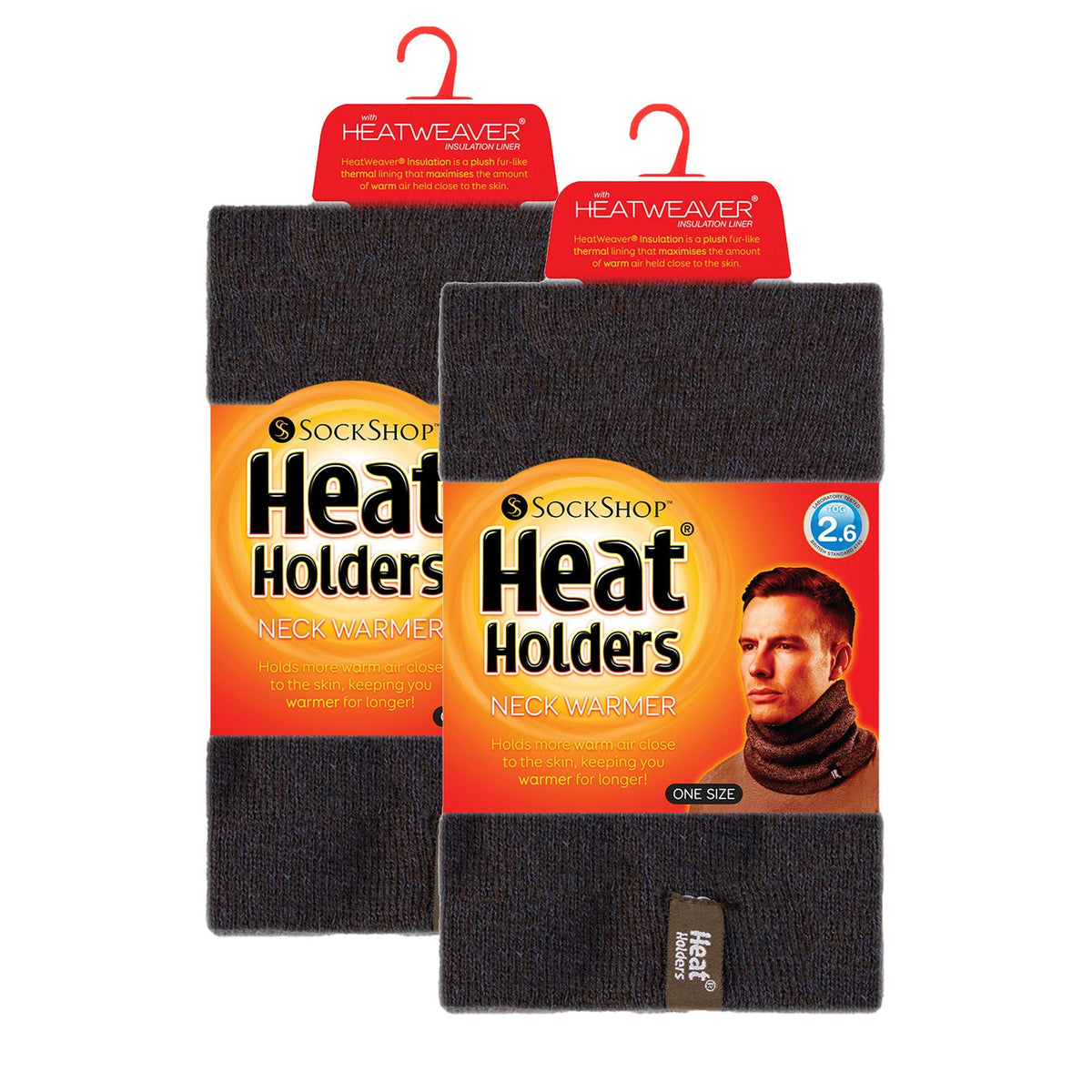 2 Pack Mens Thermal Winter Neck Warmer