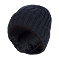 Boys Every Day Casual Wear Ribbed Turnover Winter Hat for Kids