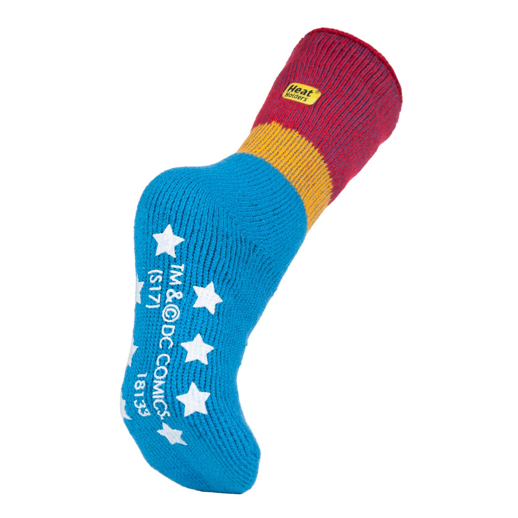 Ladies Wonder Woman Novelty Thermal Slipper Socks