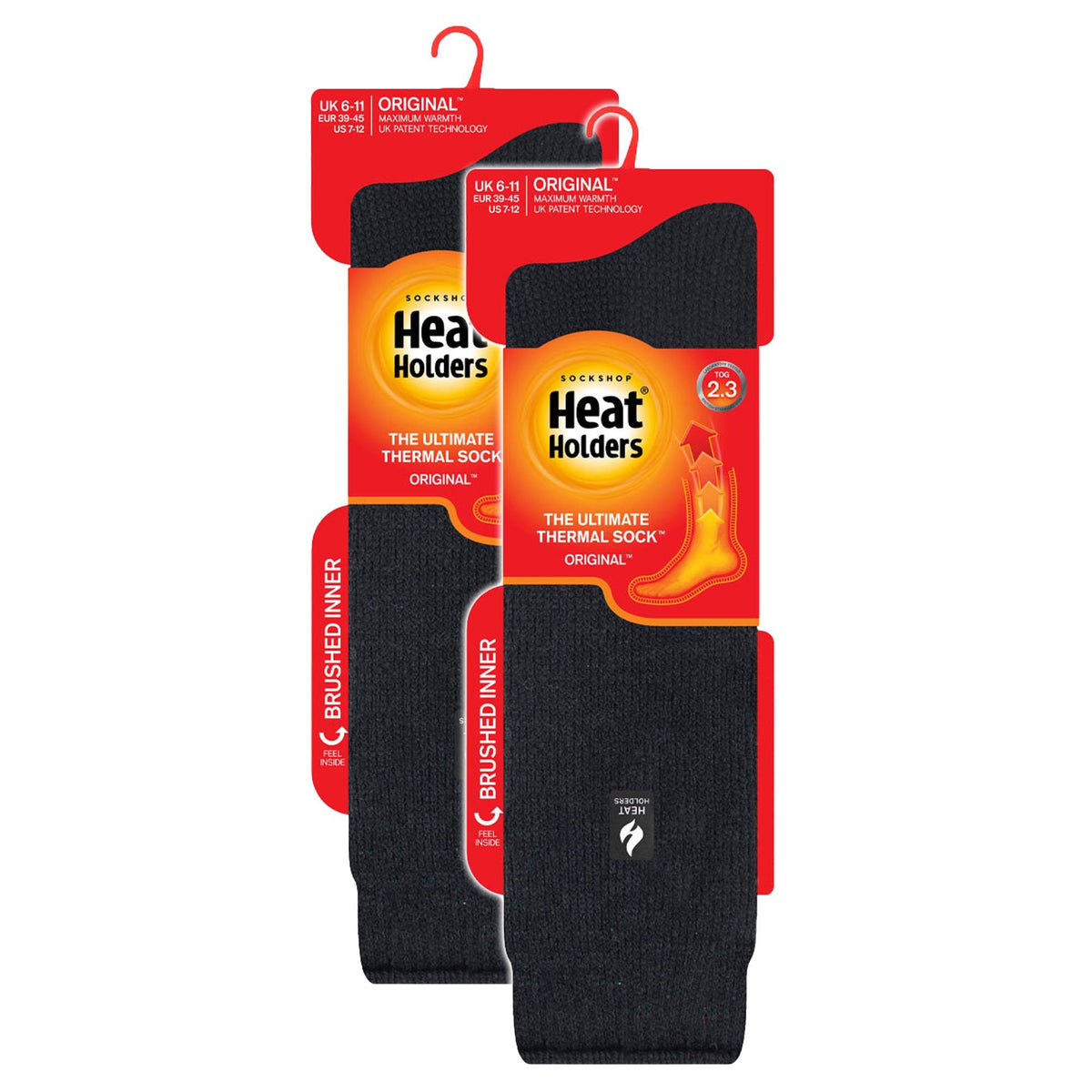 2 Pack Mens Extra Long Knee High Ski Socks