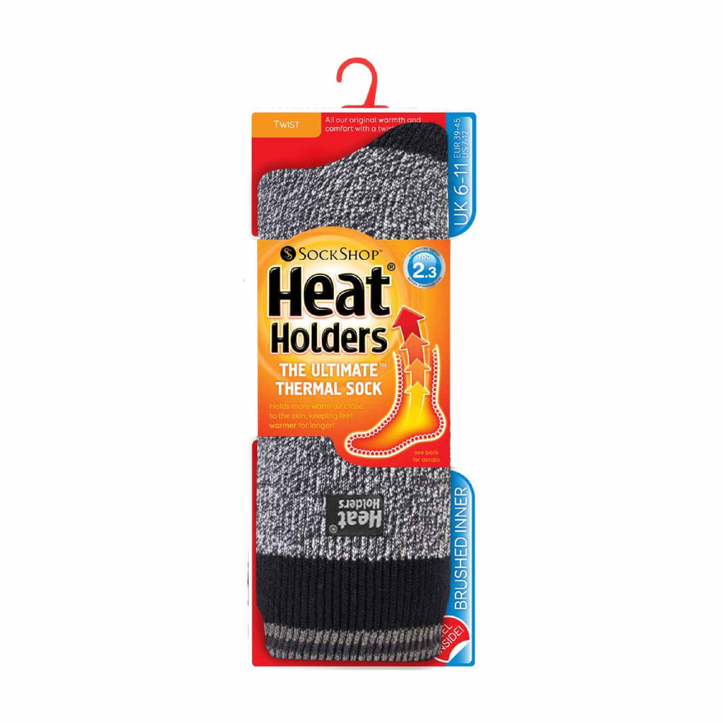 Heat Holders Men’s Twist Patterned Thermal Socks