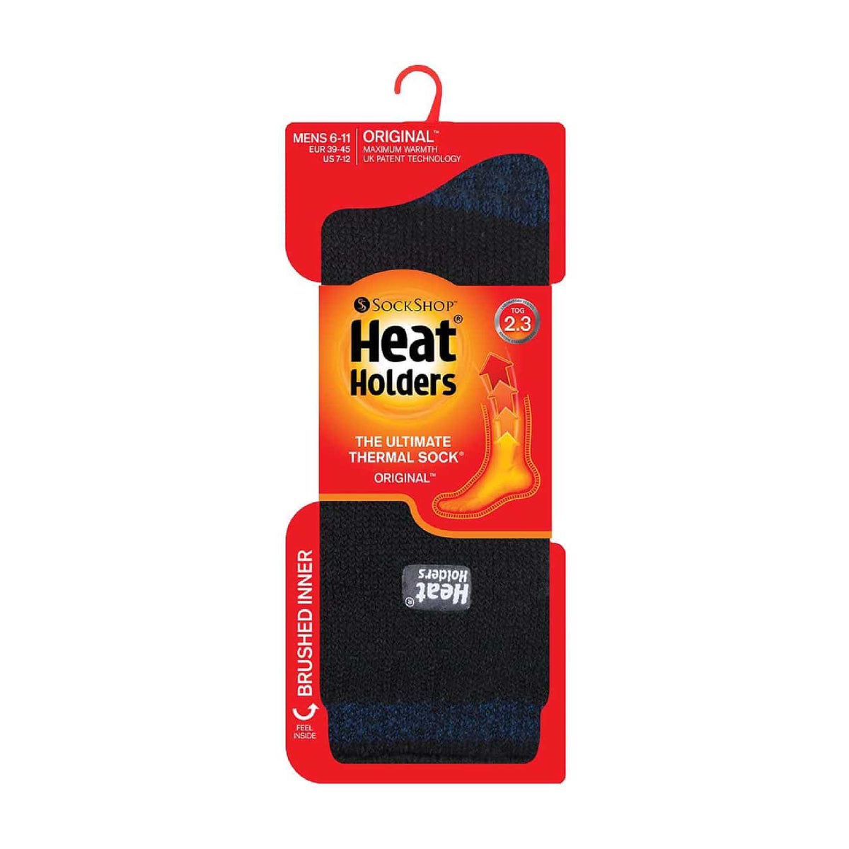 Heat Holders Men’s Twist Patterned Thermal Socks