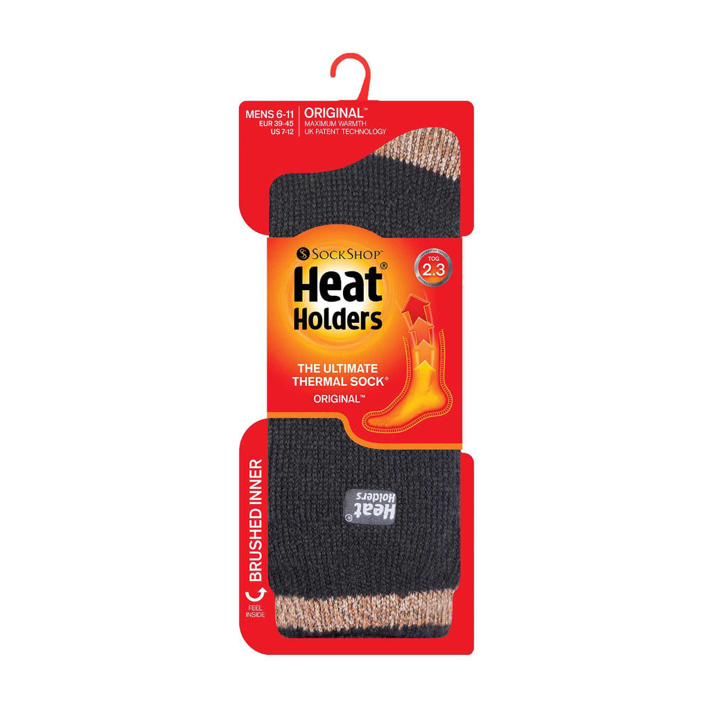 Heat Holders Men’s Twist Patterned Thermal Socks