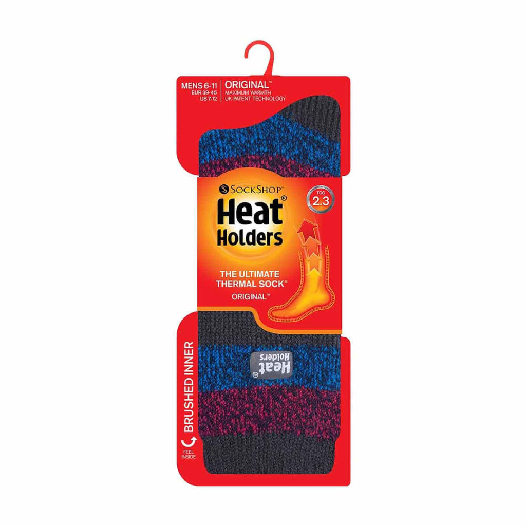 Heat Holders Men’s Twist Patterned Thermal Socks